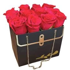 Arreglo de rosas importadas cartera